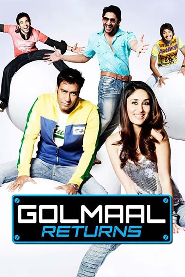 Golmaal Returns, the much-awaited follow-up to the uproariously comical smash-hit Golmaal, arrives with a renewed star power, chartbusting music and more laughter than ever before!