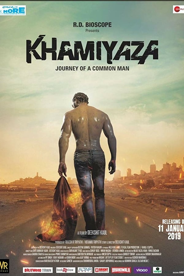Khamiyaza is story of a common man Abhimanyu who dares to save a life of a social worker Satya Prakash without knowing that Satya Prakash is on Mantri's target.. so in return Abhimanyu sacrifices his own life for his good deeds Khamiyaza is a story of corruption...Khamiyaza is a story of brutal system..Khamiyaza is a story of a Common Man..
