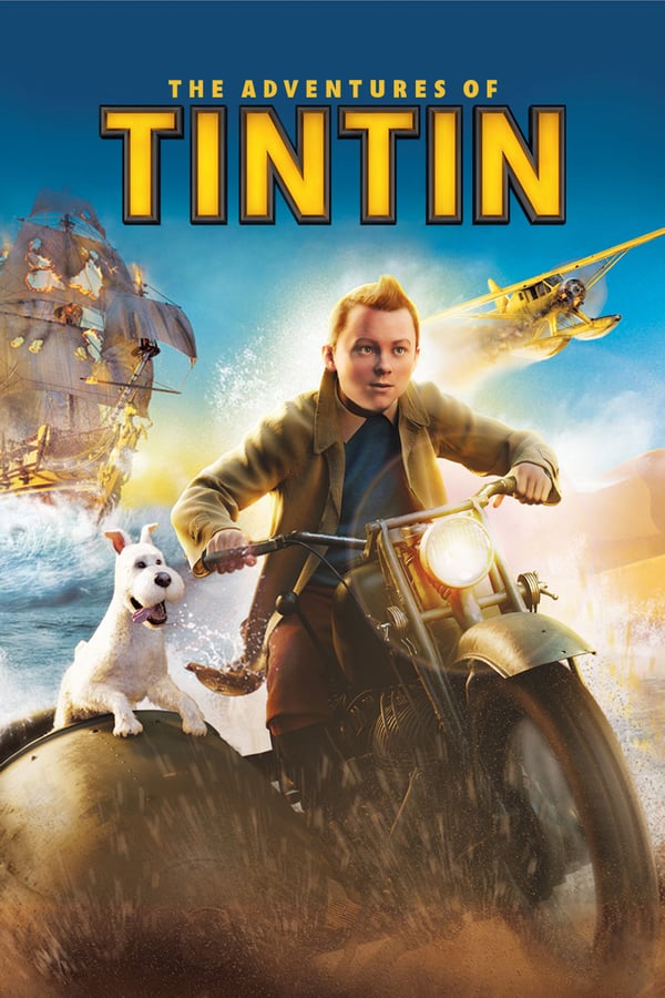 Intrepid young reporter, Tintin, and his loyal dog, Snowy, are thrust into a world of high adventure when they discover a ship carrying an explosive secret. As Tintin is drawn into a centuries-old mystery, Ivan Ivanovitch Sakharine suspects him of stealing a priceless treasure. Tintin and Snowy, with the help of salty, cantankerous Captain Haddock and bumbling detectives, Thompson and Thomson, travel half the world, one step ahead of their enemies, as Tintin endeavors to find the Unicorn, a sunken ship that may hold a vast fortune, but also an ancient curse.