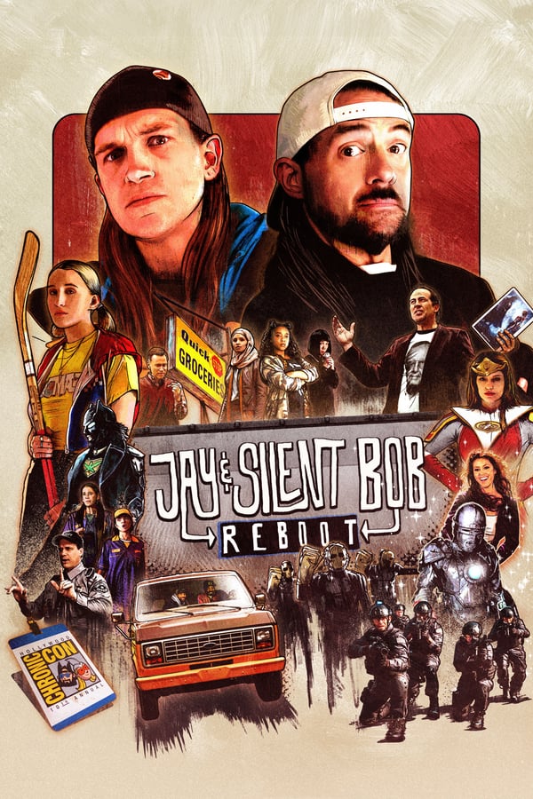 Jay and Silent Bob embark on a cross-country mission to stop Hollywood from rebooting the film based on their comic book counterparts Bluntman and Chronic.