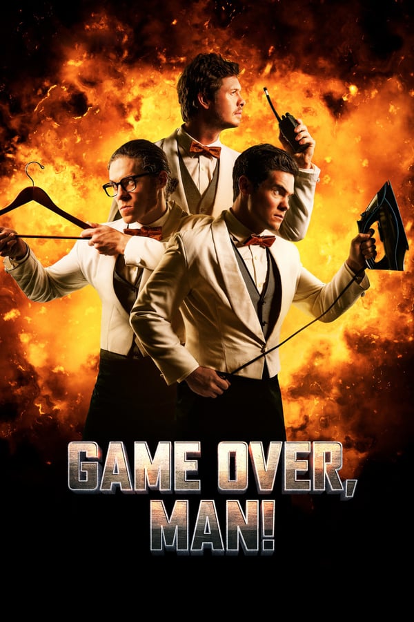 Three friends are on the verge of getting their video game financed when their benefactor is taken hostage by terrorists.