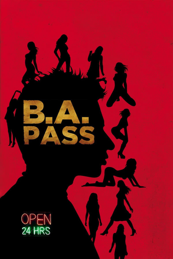 After losing his parents in a car accident, Mukesh stays at his Aunt's house in Delhi. Enrolled in a good for nothing course in college he finds peace by playing chess at the local cemetery, the rest of the times he worries over ways to make a living and taking care of his sisters. 'B.A.Pass' is a story looking at the fatal promise of a new life. When Mukesh meets Sarika 'auntie' at a kitty party, little does he know of the city and it's ways and means to survive. Sarika seduces Mukesh, shy and inexperienced he falls for her. What follows is a twist of destiny, a kind of story that appears in the tabloids as 'heinous acts of crime'