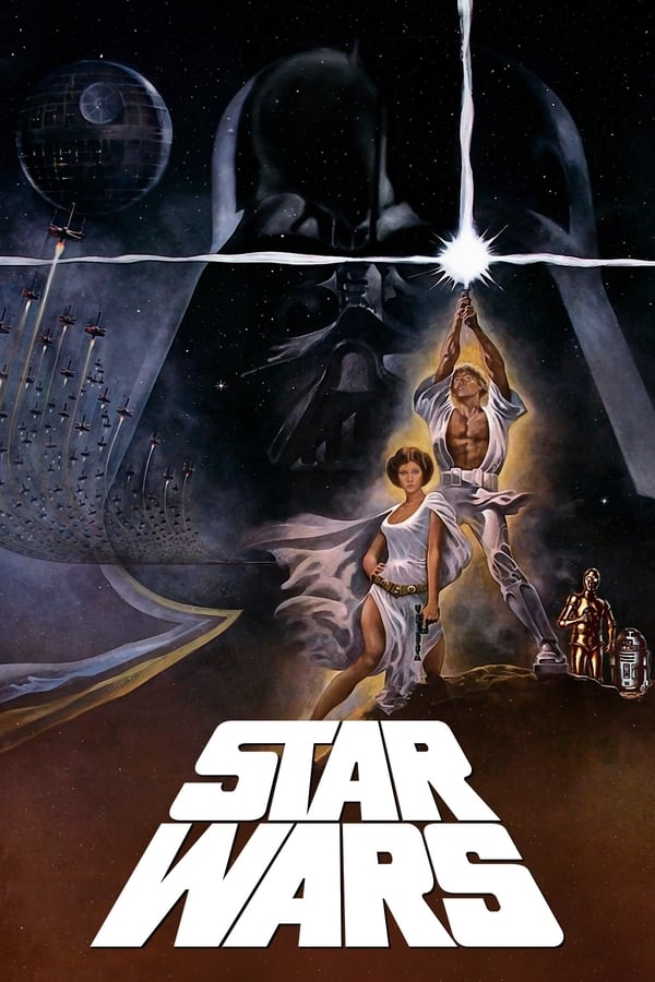 Luke Skywalker werkt op het land bij z'n oom en tante op de planeet Tatooine. Als zij door Keizerlijke troepen worden vermoord, sluit Luke zich aan bij de groep rebellen die vecht tegen de tirannie van de Keizer en de slechte Darth Vader. Luke, Princess Leia, Han Solo en de andere rebellen doen een poging de Death Star, het nieuwe wapen van de Keizer, te vernietigen.