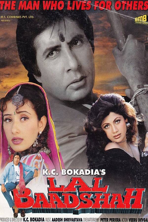 Lal Baadshah is a 1999 Bollywood film directed by K.C. Bokadia and starring Amitabh Bachchan in a dual role, Raghuvaran, Manisha Koirala, Shilpa Shetty and Amrish Puri. Nirupa Roy also appears in her last film playing Bachchan's foster mother. This was Bachchan's third film since his comeback after a five-year hiatus; it failed at the box office but hit in Uttar Pradesh and Bihar.