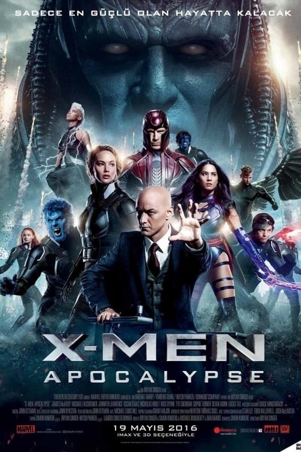 Dördüncü X-Men filmi olan yapım, ilk ve en güçlü mutant olan, diğer mutantların güçlerini kendinde toplayabilen Apocalypse’ın yeryüzünden insanları silmek ve kendine göre yeni bir düzen kurabilmek adına Magneto’yla bir işbirliği yapmasını konu ediyor. Professor X ve ekibinin, bugüne kadar giriştiği en zorlu mücadeleyi sinemaya aktaracak. X-Men filminin oyuncu kadrosunda ise James McAvoy, Michael Fassbender, Jennifer Lawrence, Evan Peters ve Tye Sheridan gibi isimler yer alıyor. Apocalypse‘ın senaryosu da X-Men: Days Of Future Past‘in yanısıra Sherlock Holmes ve Fantastic Four gibi filmlerin senaristi Simon Kinberg tarafından yazıldı.