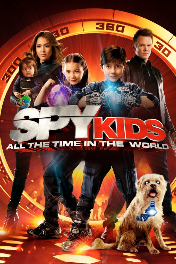 Eight years after the third film, the OSS has become the world's top spy agency, while the Spy Kids department has since become defunct. A retired spy Marissa (Jessica Alba) is thrown back into the action along with her stepchildren when a maniacal Timekeeper (Jeremy Piven) attempts to take over the world. In order to save the world, Rebecca (Rowan Blanchard) and Cecil (Mason Cook) must team up with their hated stepmother. Carmen and Juni have since also grown up and will provide gadgets to them.