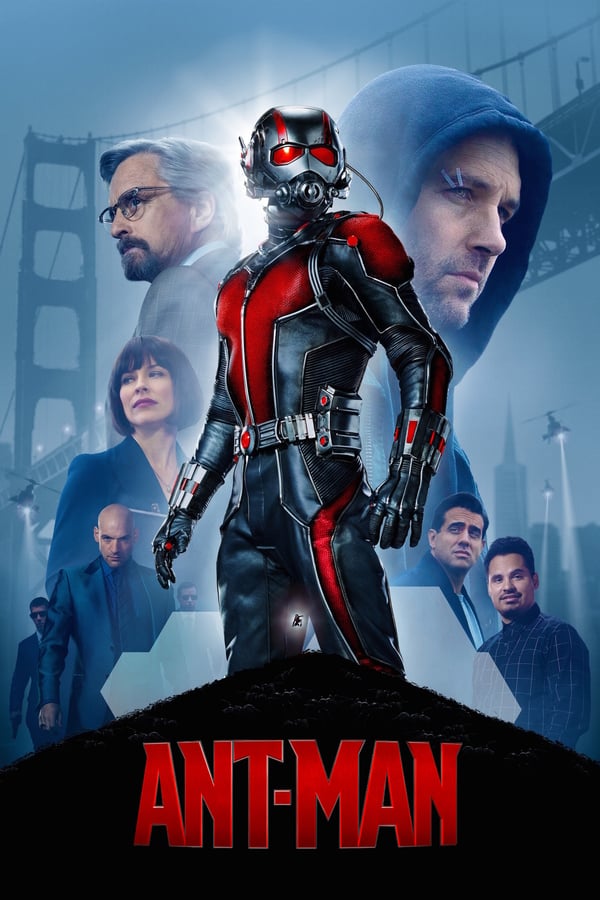 Armed with the astonishing ability to shrink in scale but increase in strength, master thief Scott Lang must embrace his inner-hero and help his mentor, Doctor Hank Pym, protect the secret behind his spectacular Ant-Man suit from a new generation of towering threats. Against seemingly insurmountable obstacles, Pym and Lang must plan and pull off a heist that will save the world.
