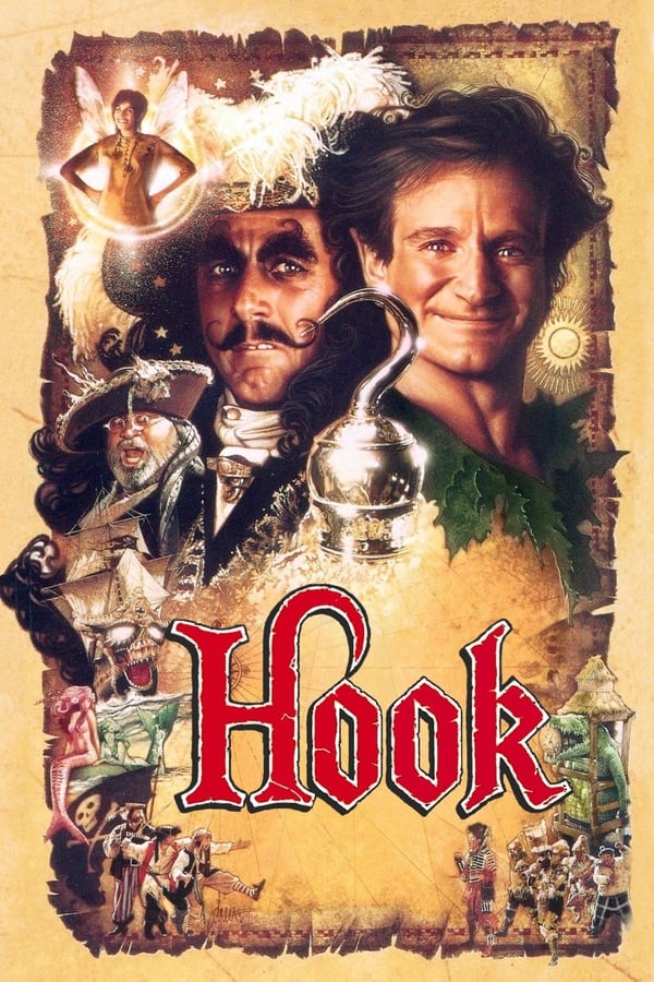 The boy who wasn't supposed grow up—Peter Pan—does just that, becoming a soulless corporate lawyer whose workaholism could cost him his wife and kids. During his trip to see Granny Wendy in London, the vengeful Capt. Hook kidnaps Peter's kids and forces Peter to return to Neverland.