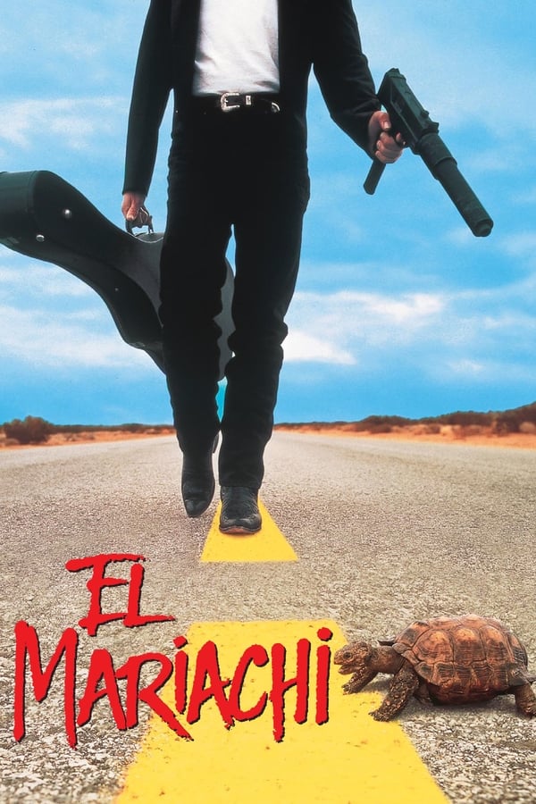 El Mariachi is een muzikant die volgens de familietraditie met zijn gitaar door het land trekt. Het Mexicaanse stadje waar hij wat probeert te spelen heeft echter echter nog een andere bezoeker, Azul, een huurmoordenaar die zijn wapens draagt in een gitaarkoffer.