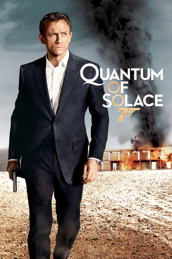 Quantum of Solace continues the adventures of James Bond after Casino Royale. Betrayed by Vesper, the woman he loved, 007 fights the urge to make his latest mission personal. Pursuing his determination to uncover the truth, Bond and M interrogate Mr. White, who reveals that the organization that blackmailed Vesper is far more complex and dangerous than anyone had imagined.