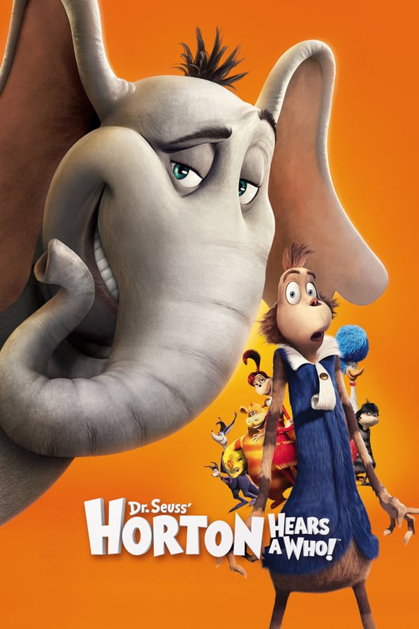 One day, Horton the elephant hears a cry from help coming from a speck of dust. Even though he can't see anyone on the speck, he decides to help it. As it turns out, the speck of dust is home to the Whos, who live in their city of Whoville. Horton agrees to help protect the Whos and their home