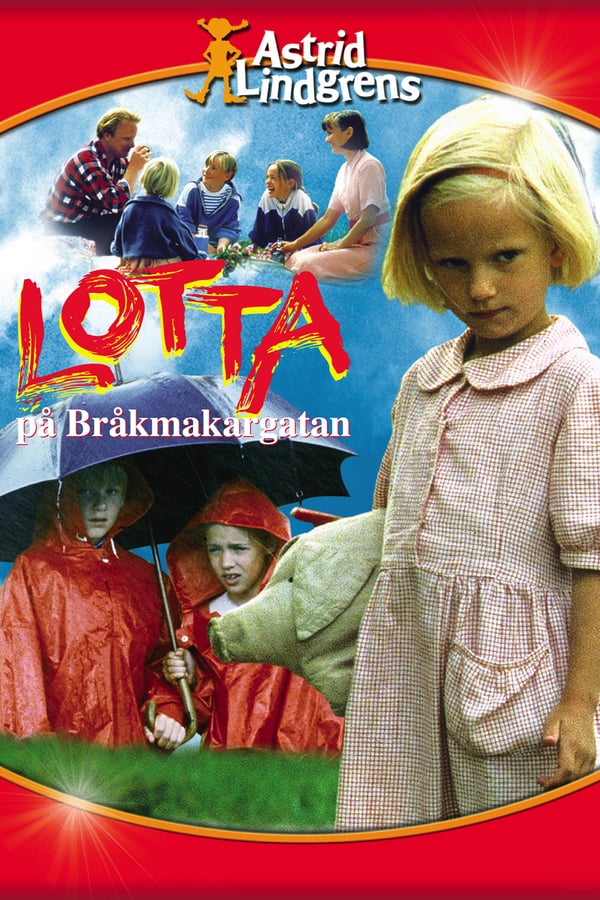 Lotta på Bråkmakargatan är en käck och busig femåring. En dag när Lotta ser sina syskon Jonas och Mia komma cyklande i en farlig fart, skriker hon: 