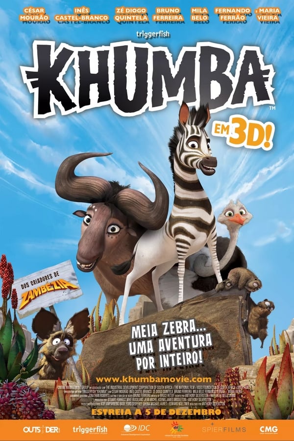 Khumba, uma zebra com apenas metade das riscas, aventura-se numa viagem iniciática para conquistar as riscas que lhe faltam, quando a sua 'tribo' o culpa pela falta de chuva. Na busca da lendária fonte onde as primeiras zebras obtiveram as riscas, Khumba cruza-se com um estranho naipe de personagens e alia-se a um duo improvável: uma gnu super-protectora e um avestruz auto-obcecado. Mas antes de poder reintegrar a 'tribo', Khumba terá de defrontar o feroz leopardo que controla a fonte e aterroriza os demais animais. Nem tudo é preto e branco nesta colorida e diferente aventura!