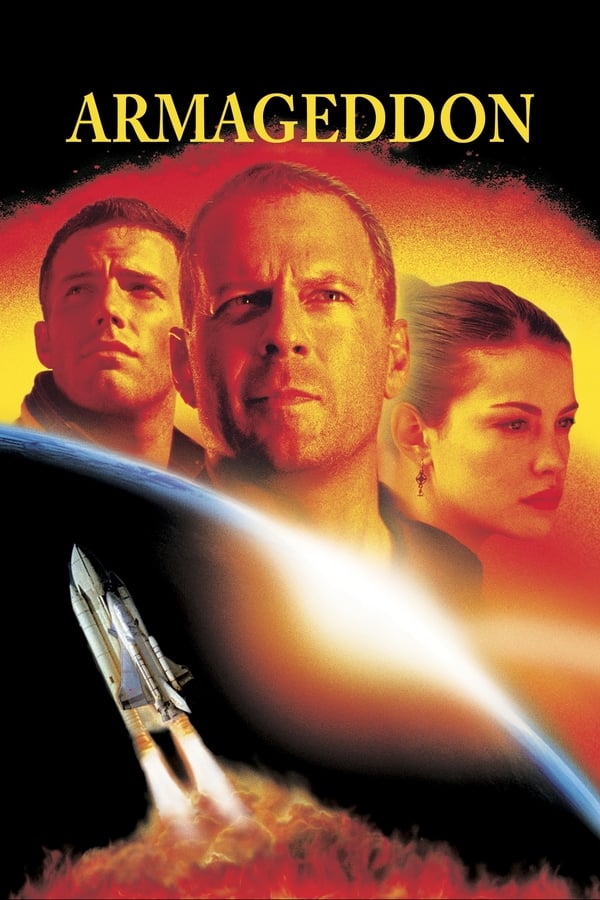When an asteroid threatens to collide with Earth, NASA honcho Dan Truman determines the only way to stop it is to drill into its surface and detonate a nuclear bomb. This leads him to renowned driller Harry Stamper, who agrees to helm the dangerous space mission provided he can bring along his own hotshot crew. Among them is the cocksure A.J. who Harry thinks isn't good enough for his daughter, until the mission proves otherwise.