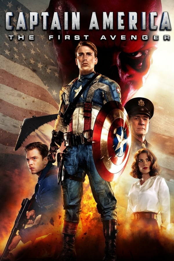 Efter att ha blivit bedömd som olämplig för militärtjänst, anmäler sig Steve Rogers till ett topphemligt forskningsprojekt som förvandlar honom till supersoldaten Captain America. Därmed inleder han kampen mot den onda organisationen Hydra.