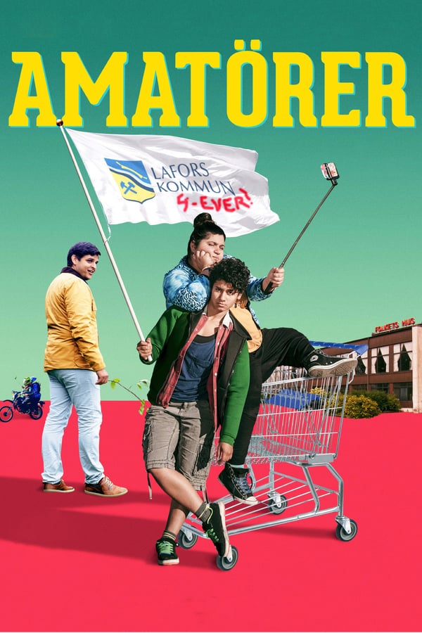 A sleepy Swedish province hopes to lure a discount store chain by hiring a pompous commercial director to document their town's worthiness, but two bright, brash high school girls from immigrant families use their cellphones and selfie sticks to tell the real story.