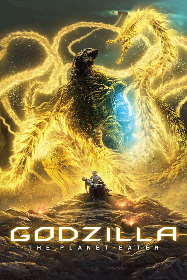 With no means for defeating Godzilla Earth, mankind watches as King Ghidorah, clad in a golden light, descends on the planet. The heavens and earth shake once again as the war moves to a higher dimension.