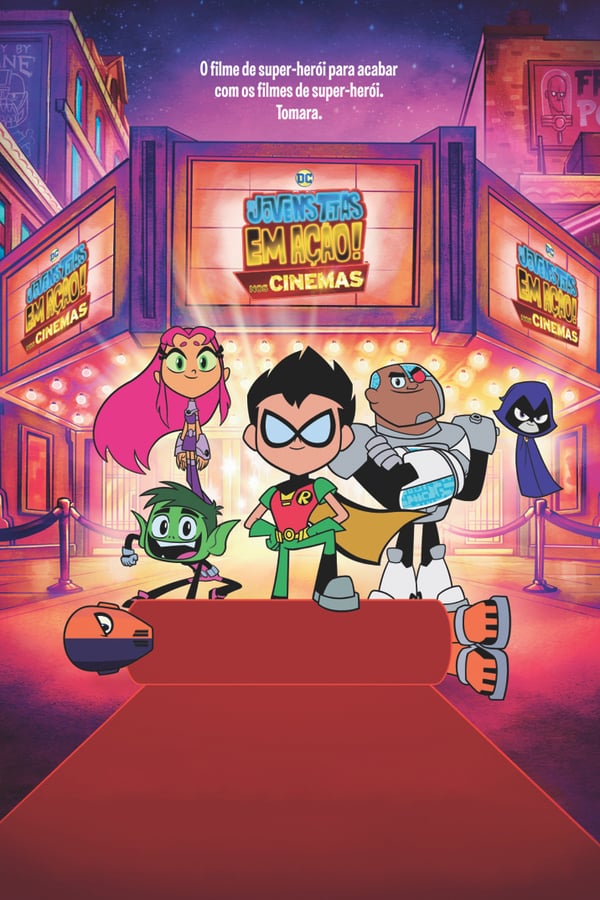 Robin, Cyborg, Starfire, Raven e Beast Boy são os Jovens Titãs. Ao perceberem que já todos os super-heróis têm o seu próprio filme, decidem que é chegado o momento de se tornarem também superestrelas de cinema.