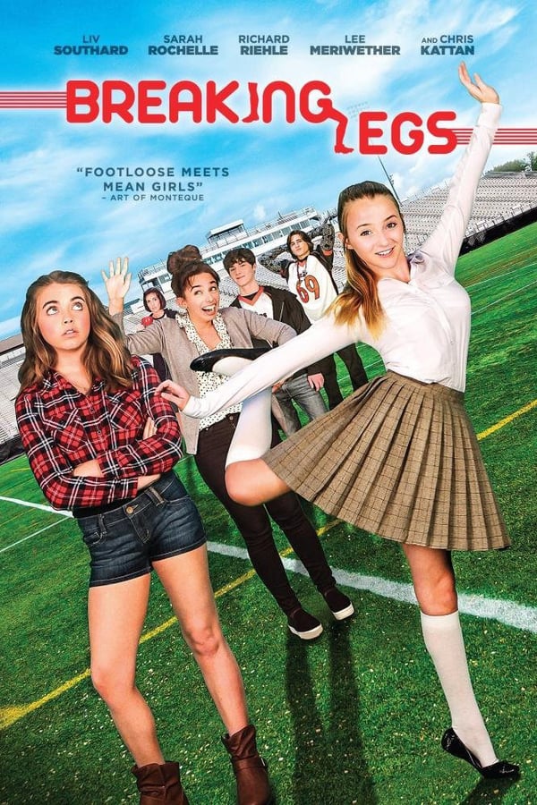 It's 'Footloose' meets 'Mean Girls' as high school freshman Bloom moves to a town where there's no place to dance - except the school dance team! But when the boyfriend of the team's lead girl falls for her, she'll have to fight to win her place amongst these venomous girls. Breaking Legs is sure one to kick your boots off and pull up your heels, as these kids dance the field away to compete for the homecoming crown at R. Murray High School. Will it be newbie Bloom, or her arch nemesis and Dance Team leader, Harmony? Watch as the two square off in this fun but odd match to the finish. Someone is doomed to 'Break a Leg' on the dance floor, or rather, the football field!