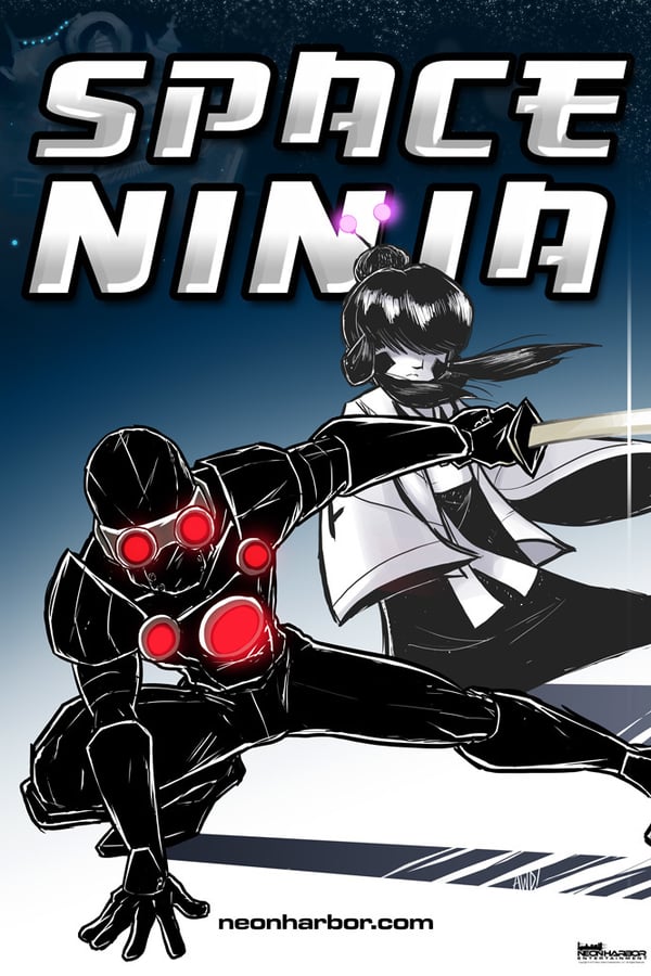 A cybernetic ninja must protect a feudal society of spaceship dwellers from a sadistic demon lord.