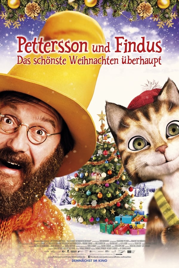 Pettson and Findus find themselves snowed in their house. The little cat is scared that Christmas is ruined, but Pettson promises that they will celebrate 