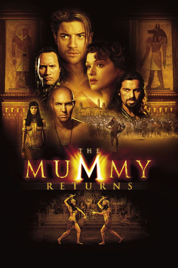 Rick and Evelyn O’Connell, along with their 8-year-old son Alex, discover the key to the legendary Scorpion King’s might: the fabled Bracelet of Anubis. Unfortunately, a newly resurrected Imhotep has designs on the bracelet as well, and isn’t above kidnapping its new bearer, Alex, to gain control of Anubis’s otherworldly army.