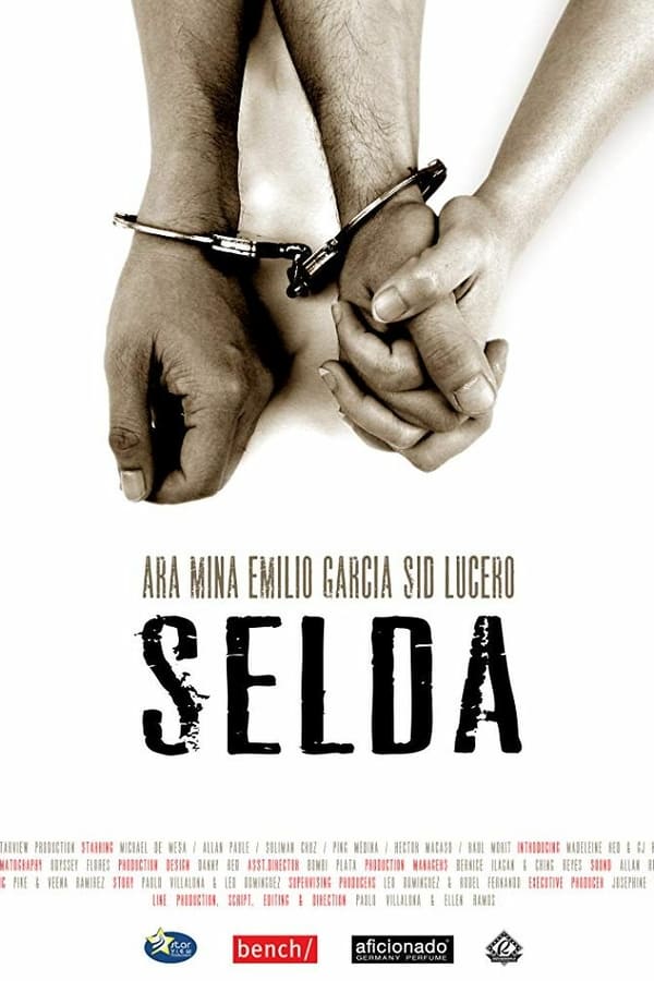 Set in two contrasting enivronments that undeline the same premise of imprisonment, Selda tells the story of Rommel (Sid Lucero), a young man who accidentally kills a boy, resulting in his incarceration. Inside the jail, he befriends another inmate, Esteban (Emilio), who becomes his rock and protector. Seven years later, Rommel is living in the province as a farmer together with Sita (Ara Mina) his wife. Esteban tracks down Rommel in hopes of renewing a brewing love affair. Rommel and Sita welcome Esteban into their lives, until their intimacy crosses borderlines and results in the undeniable scourge of self-discovery