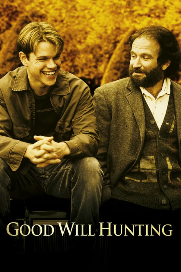 Will Hunting has a genius-level IQ but chooses to work as a janitor at MIT. When he solves a difficult graduate-level math problem, his talents are discovered by Professor Gerald Lambeau, who decides to help the misguided youth reach his potential. When Will is arrested for attacking a police officer, Professor Lambeau makes a deal to get leniency for him if he will get treatment from therapist Sean Maguire.