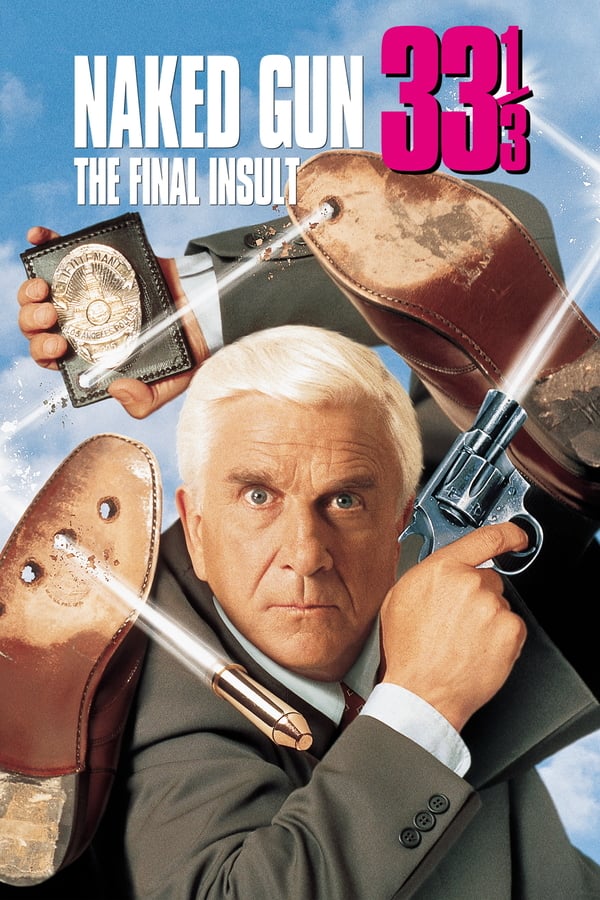 Frank Drebin is persuaded out of retirement to go undercover in a state prison. There he is to find out what top terrorist, Rocco, has planned for when he escapes. Frank's wife, Jane, is desperate for a baby.. this adds to Frank's problems. A host of celebrities at the Academy awards ceremony are humiliated by Frank as he blunders his way trying to foil Rocco.