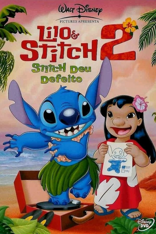 O grande sucesso Lilo & Stitch continua com o novo longa-metragem da Disney Lilo & Stitch 2. Antes que os 626 experimentos chegassem ao Havaí Stitch vivia muito bem, ajudando Lilo nas preparações para o concurso de hula que aconteceria na ilha. Tudo parecia perfeito até Stitch dar defeito e virar a vida de todos de cabeça para o ar. Agora será preciso que seus amigos terrestres se reúnam para salva-lo.