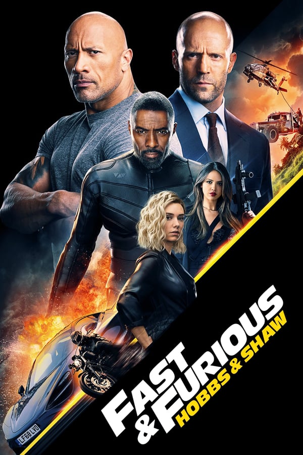 Ever since US Diplomatic Security Service Agent Hobbs and lawless outcast Shaw first faced off, they just have swapped smacks and bad words. But when cyber-genetically enhanced anarchist Brixton's ruthless actions threaten the future of humanity, both join forces to defeat him. (A spin-off of “The Fate of the Furious,” focusing on Johnson's Luke Hobbs and Statham's Deckard Shaw.)