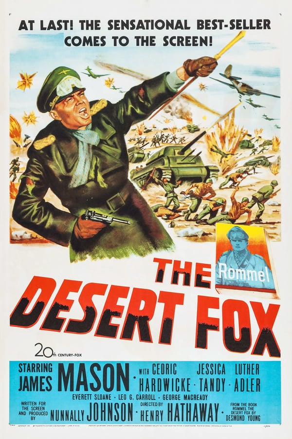Spielfilm, der das Leben des deuten Generals Erwin Rommel im Zeitraum des Zweiten Weltkriegs zum Thema hat. Die Handlung spielt im Raum von Libyen und Ägypten wo Rommel sich den Beinamen 