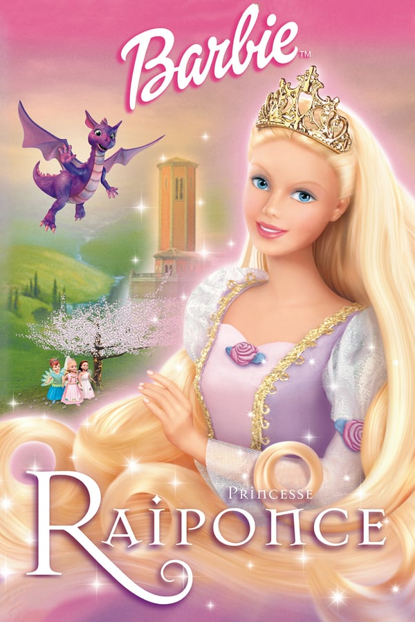 Kelly, La sœur de Barbie aime peindre, mais elle manque de confiance en elle. Pour l’encourager, Barbie lui raconte l’histoire de Raiponce, une belle jeune fille aux longs cheveux retenue prisonnière dans une tour, mais qui trouve le réconfort dans la peinture. Lorsqu’elle fait la connaissance du prince Stefan, elle parvient à s’échapper grâce à son pinceau magique. Mais Gothel, sa redoutable geôlière, s’en aperçoit…