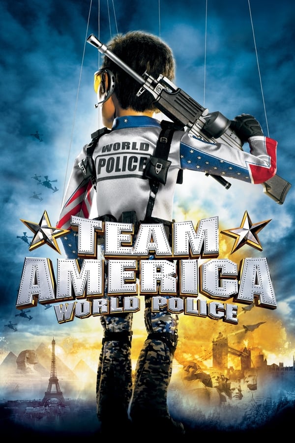 Team America World Police follows an international police force dedicated to maintaining global stability. Learning that dictator Kim Jong il is out to destroy the world, the team recruits Broadway star Gary Johnston to go undercover. With the help of Team America, Gary manages to uncover the plan to destroy the world. Will Team America be able to save it in time? It stars… Samuel L Jackson, Tim Robbins, Sean Penn, Michael Moore, Helen Hunt, Matt Damon, Susan Sarandon, George Clooney, Danny Glover, Ethan Hawke, Alec Baldwin… or does it?