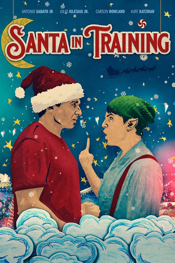 Two eccentric elves must train a man who hates Christmas to become the next Santa Claus.