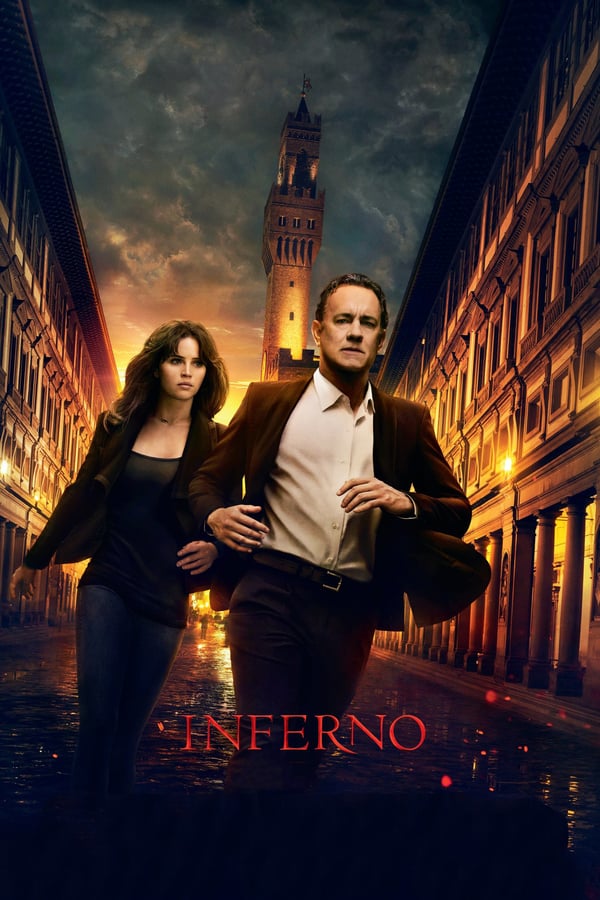 Inferno is een film waarin de beroemde hoogleraar kunstgeschiedenis Robert Langdon, wakker wordt in een Italiaans ziekenhuis met geheugenverlies. Hij ontdekt dat hij in het bezit is van geheimzinnige codes, die gecreëerd zijn door een briljante wetenschapper die geobsedeerd is door het einde van de wereld en het duistere meesterwerk Inferno van Dante Alighieri.