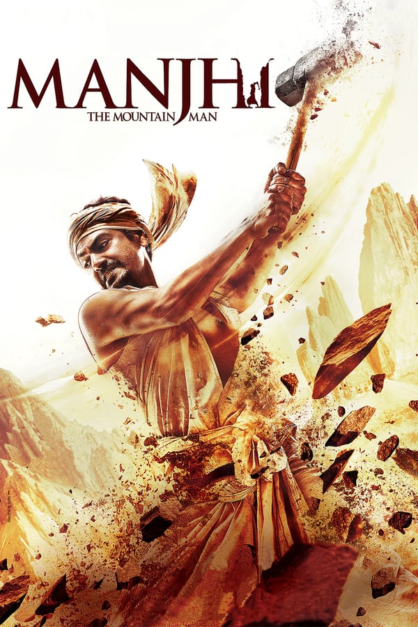 After his wife passes away trying to cross a mountain, Manjhi, out of sheer rage, sets on a quest to carve a road through the treacherous mountain.