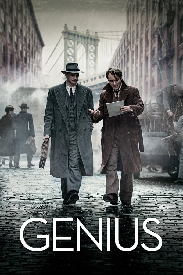 New York in the 1920s. Max Perkins, a literary editor is the first to sign such subsequent literary greats as Ernest Hemingway and F. Scott Fitzgerald. When a sprawling, chaotic 1,000-page manuscript by an unknown writer falls into his hands, Perkins is convinced he has discovered a literary genius.