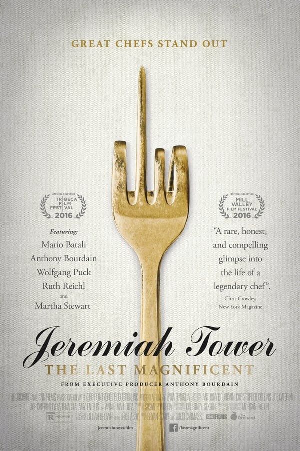 The life of Jeremiah Tower, one of the most controversial, outrageous, and influential figures in the history of American gastronomy.