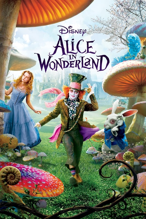 Alice, an unpretentious and individual 19-year-old, is betrothed to a dunce of an English nobleman. At her engagement party, she escapes the crowd to consider whether to go through with the marriage and falls down a hole in the garden after spotting an unusual rabbit. Arriving in a strange and surreal place called 'Underland,' she finds herself in a world that resembles the nightmares she had as a child, filled with talking animals, villainous queens and knights, and frumious bandersnatches. Alice realizes that she is there for a reason – to conquer the horrific Jabberwocky and restore the rightful queen to her throne.
