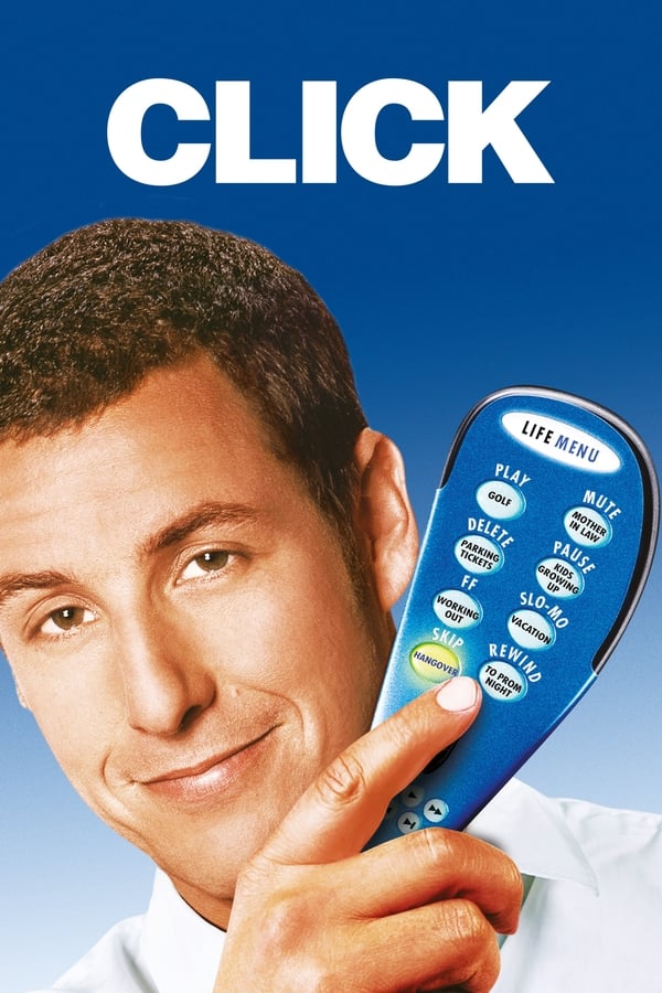 A married workaholic, Michael Newman doesn't have time for his wife and children, not if he's to impress his ungrateful boss and earn a well-deserved promotion. So when he meets Morty, a loopy sales clerk, he gets the answer to his prayers: a magical remote that allows him to bypass life's little distractions with increasingly hysterical results.