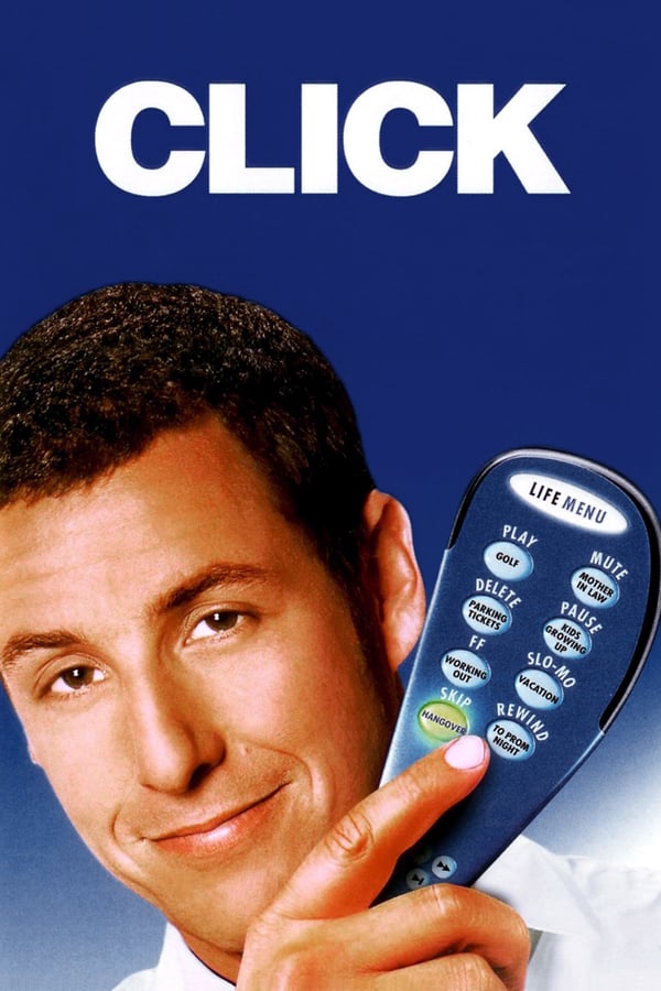 A harried workaholic, Michael Newman doesn't have time for his wife and children, not if he's to impress his ungrateful boss and earn a well-deserved promotion. So when he meets Morty, a loopy sales clerk, he gets the answer to his prayers: a magical remote that allows him to bypass life's little distractions with increasingly hysterical results.