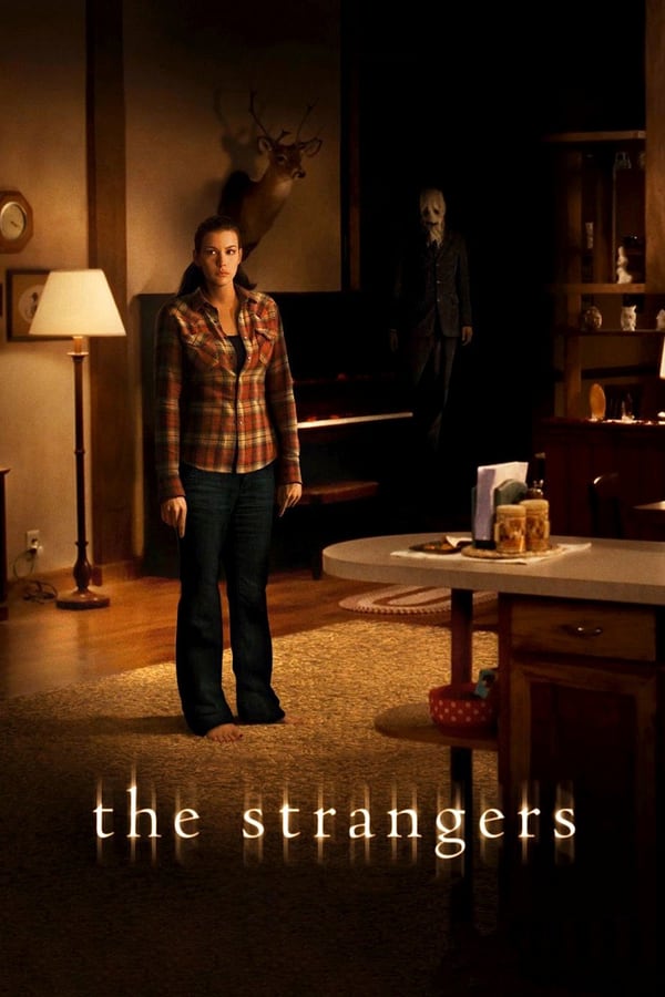 After returning from a wedding reception, a couple staying in an isolated vacation house receive a knock on the door in the mid-hours of the night. What ensues is a violent invasion by three strangers, their faces hidden behind masks. The couple find themselves in a violent struggle, in which they go beyond what either of them thought capable in order to survive.