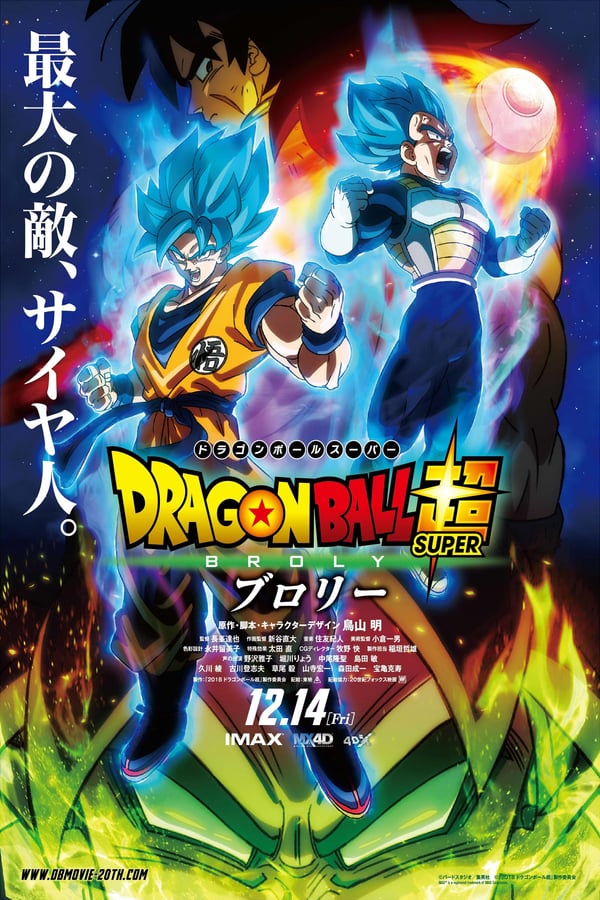De film speelt zich af na de gebeurtenissen uit Dragon Ball Super die eindigde met de 'Tournament of Power'. Goku en Vegeta komen in aanraking met een nieuwe Saiyan genaamd Broly, de 'Legendary Super Saiyan' die enorm veel kracht bezit.