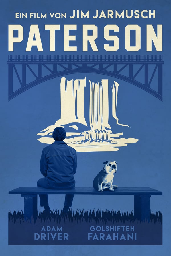 Paterson arbeitet als Busfahrer in einer Kleinstadt, die genauso heißt wie er selbst: Paterson im US-Bundesstaat New Jersey. Jeden Tag geht er dort seiner Routine nach – er fährt dieselbe Route, beobachtet dabei das Geschehen außerhalb seiner Windschutzscheibe und hört Bruchstücke von Gesprächen seiner Passagiere. In seiner Mittagspause setzt er sich in einen Park und schreibt Gedichte in sein kleines Notizbuch. Am Abend geht er mit seinem Hund spazieren, bindet ihn vor einer Bar an und trinkt exakt ein Bier. Anschließend kehrt er nach Hause zurück, zu seiner künstlerisch ambitionierten Frau Laura, die im Gegensatz zu ihm immer wieder neue Projekte startet – vom Muffin-Backen über E-Gitarre-Spielen bis hin zum Umdekorieren des Hauses, in dem überall ihr schwarz-weißes Lieblingsmuster zu finden ist…