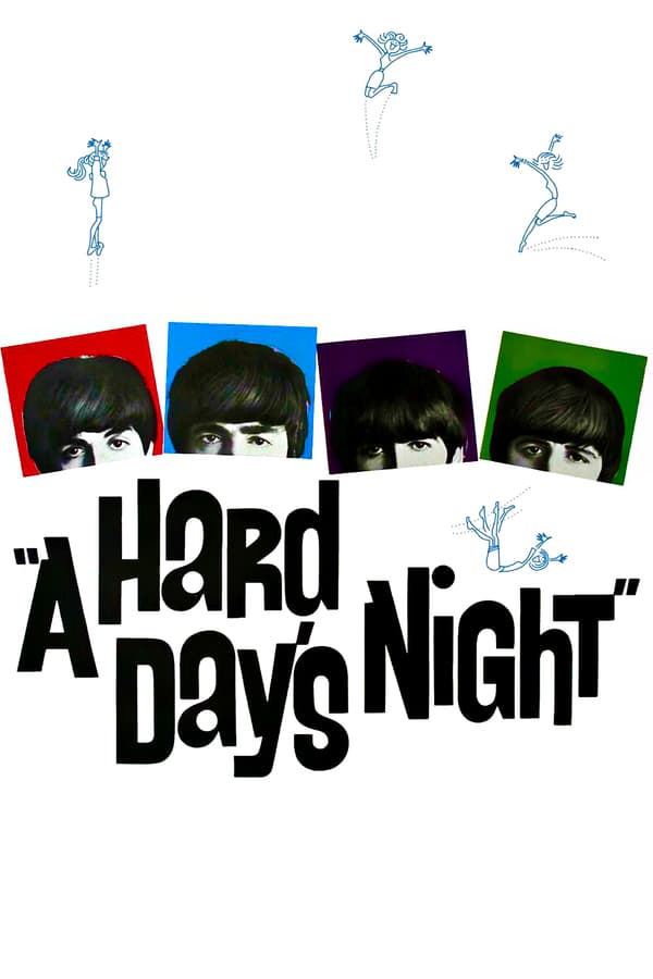 Capturing John Lennon, Paul McCartney, George Harrison and Ringo Starr in their electrifying element, 'A Hard Day's Night' is a wildly irreverent journey through this pastiche of a day in the life of The Beatles during 1964. The band have to use all their guile and wit to avoid the pursuing fans and press to reach their scheduled television performance, in spite of Paul's troublemaking grandfather and Ringo's arrest.