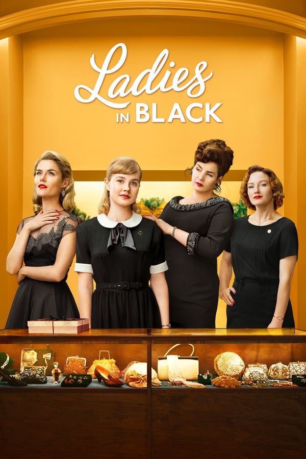 Adaptado do romance best-seller de Madeleine St John, Ladies in Black é um drama cômico sedutor e de bom coração sobre a vida de um grupo de funcionários de lojas de departamentos em Sydney, em 1959.