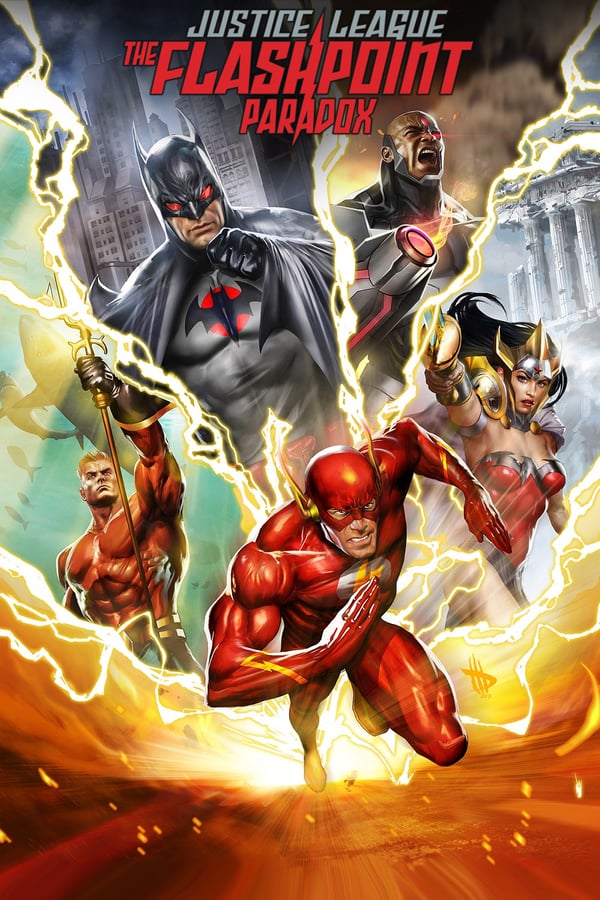 When time travel allows a past wrong to be righted for The Flash and his family, the ripples of the event prove disastrous as a fractured, alternate reality now exists where a Justice League never formed, and even Superman is nowhere to be found. Teaming with a grittier, more violent Dark Knight and Cyborg, Flash races to restore the continuity of his original timeline while this new world is ravaged by a fierce war between Wonder Woman's Amazons and Aquaman’s Atlanteans.