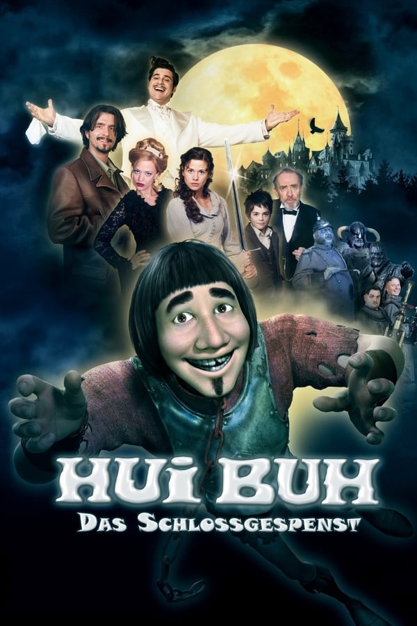 Film that mixes live action and animation, from Hui Buh, a character created in 1969 by Eberhard Alexander-Burgh author and star of a radio series and book series popular in the 70s. Hui Buh takes over 500 years in the castle of Burgeck as officially licensed only ghost to scare. The problem is that not too good at his job and you can not scare anyone. Things get complicated when King Wedding spoils Julius and Leonora, causing the King to destroy the license and the ghost Hui Buh run out of power. To recover will have to pass a special examination in two days or disappear forever.