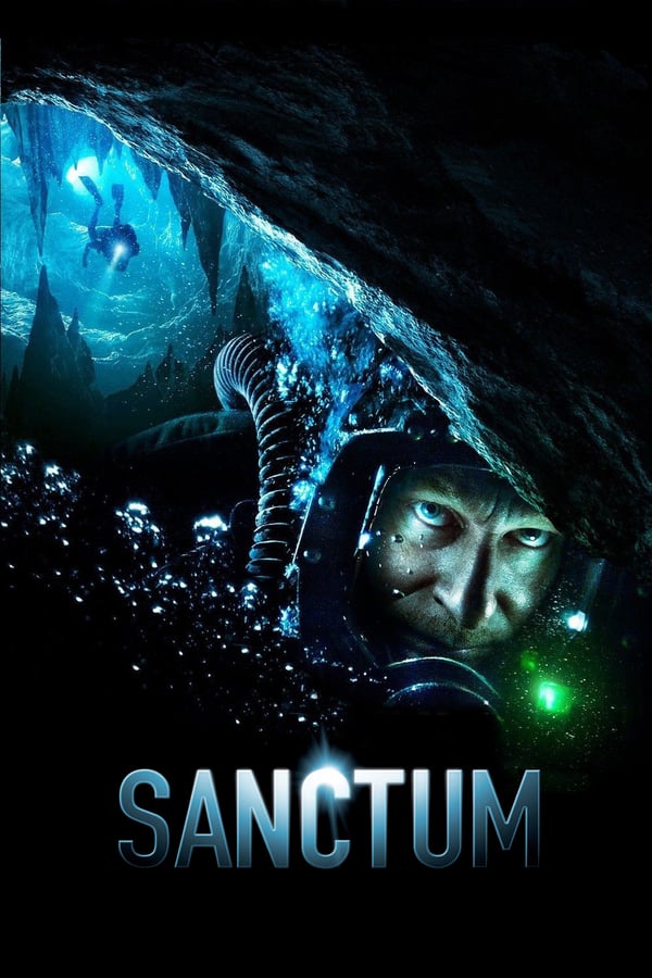 The 3-D action-thriller Sanctum, from executive producer James Cameron, follows a team of underwater cave divers on a treacherous expedition to the largest, most beautiful and least accessible cave system on Earth. When a tropical storm forces them deep into the caverns, they must fight raging water, deadly terrain and creeping panic as they search for an unknown escape route to the sea. Master diver Frank McGuire (Richard Roxburgh) has explored the South Pacific's Esa-ala Caves for months. But when his exit is cut off in a flash flood, Frank's team--including 17-year-old son Josh (Rhys Wakefield) and financier Carl Hurley (Ioan Gruffudd)--are forced to radically alter plans. With dwindling supplies, the crew must navigate an underwater labyrinth to make it out. Soon, they are confronted with the unavoidable question: Can they survive, or will they be trapped forever?